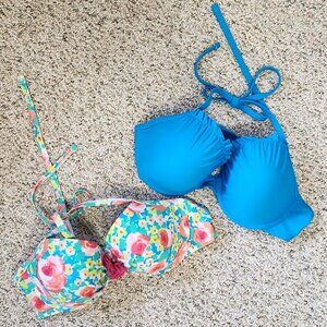 Aerie Blakely Swim Tops Set of 2; 36D
